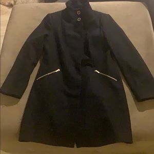 Via Spiga Black Wool Coat size M